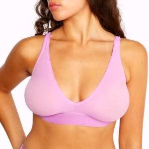 Parade Sweet Violent Silky Mesh Plunge Bralette (XL)